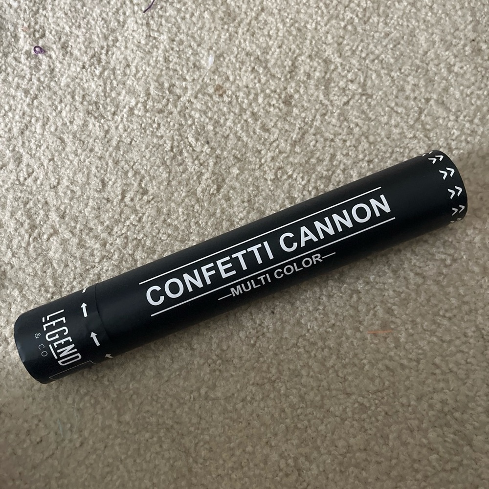 Confetti cannon popper
